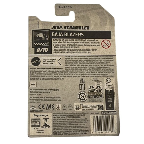 Hot Wheels Jeep Scrambler HW Baja Blazers 2024 233/250 Off-Road Truck - Picture 2 of 7